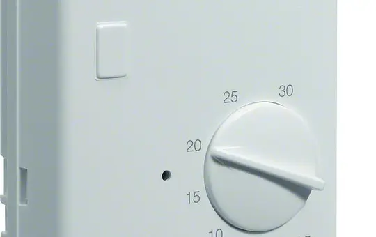 HAGER EK054 bimetal room thermostat with opener | white