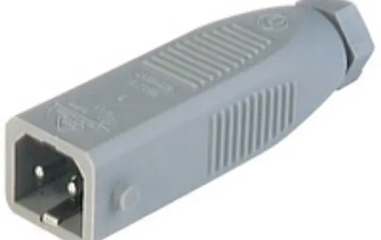 TRIAX 931265-106 cable connector with strain relief 2-pole | gray