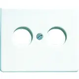 JUNG SL561TVWW antenna cover series SL 2-fold | alpine white