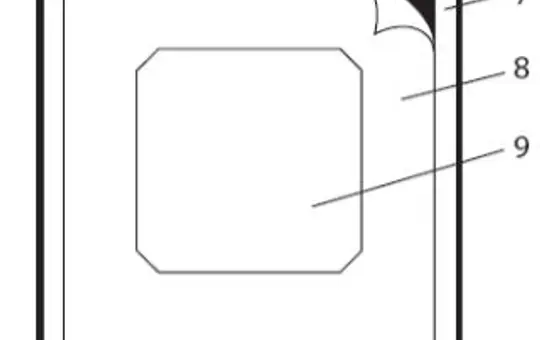 JUNG 80KLEFO adhesive film for radio wall transmitters standard