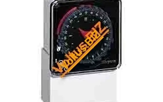 LEGRAND 049730 analog front panel built-in clock MaxiRex Synchronous motor | black