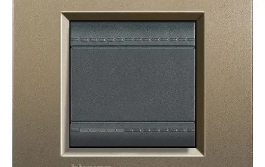 LEGRAND LNA4802SQ LivingLight cover frame 1-fold | matt bronze