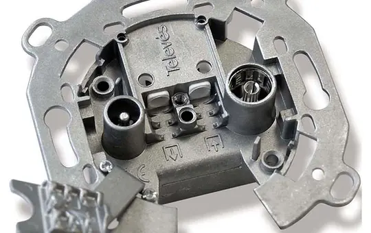 TELEVES UE2400ST antenna socket 2-fold, TV, stitch