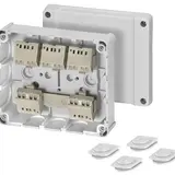 HENSEL DPC9225 cable junction box series DP FIXCONNECT plug-in terminals | gray | 119x139 mm