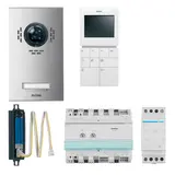 ELCOM 1088618 video set ESTA 1-fold | stainless steel/white