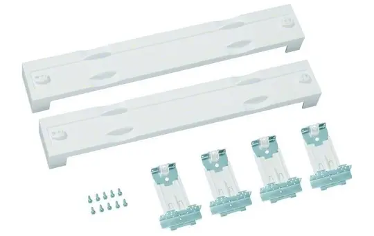 HAGER UD02F1 building block univers empty, 2 pieces | 75x500 mm