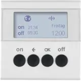 BERKER 85745289 KNX RF timer quicklink S.1/B.3/B.7 with display | polar white glossy