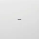 BERKER 80960289 Cover for pushbutton sensor S.1/B.3/B.7 1-fold | polar white glossy