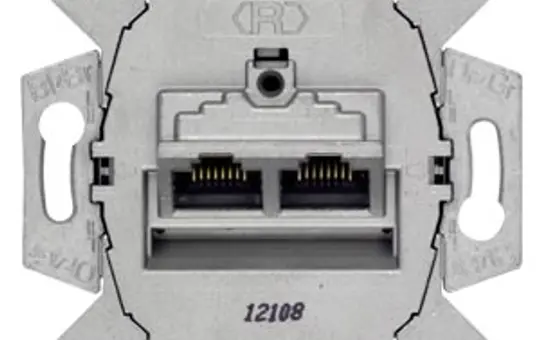 SIEMENS 5TG2026-2 network socket Delta Universal 2-fold, Cat. 6e