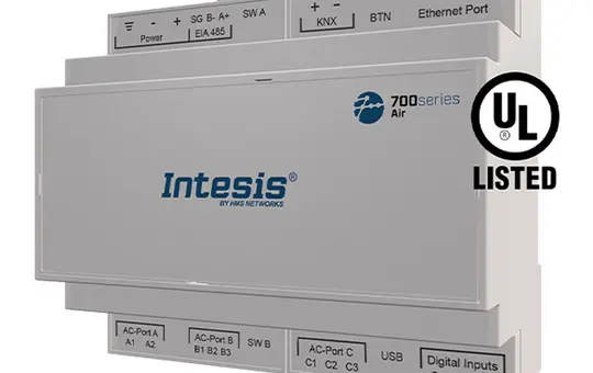 INTESIS IN770AIR00SO000 KNX climate gateway Multi-brand, 64 IU/64 OU, 100 groups