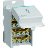 HAGER KJ02AN distribution block for multiple outlets 250 A, with front cover