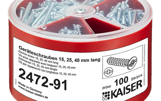KAISER 2472-91 screw box 15/25/40mm