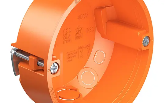 KAISER 9061-01 cavity wall device box O-range for thin planking | 35 mm