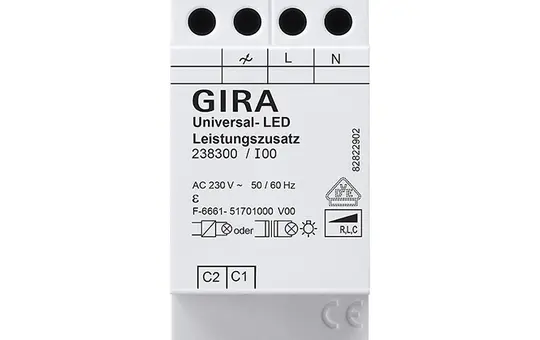 GIRA 238300 universal LED power supplement System 3000 230V AC