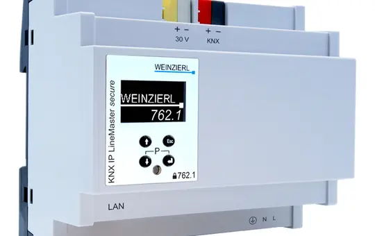WEINZIERL 5465 KNX bus power supply 640 mA, with IP router