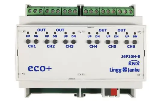 LINGG&JANKE 79438SEC KNX blind actuator 6-fold, secure