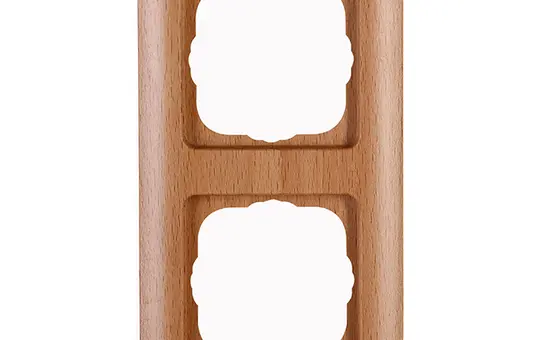 KOPP 306631005 cover frame HK02 2-fold | beech