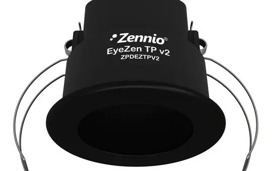 ZENNIO ZPDEZTPV2A ceiling motion detector standard | black