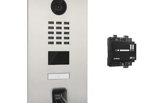 DOORBIRD 204501 IP video door station 1-fold, fingerprint | V4A brushed stainless steel