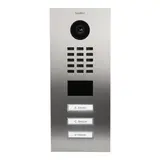 DOORBIRD 423870727 IP video door station 3-fold | brushed stainless steel