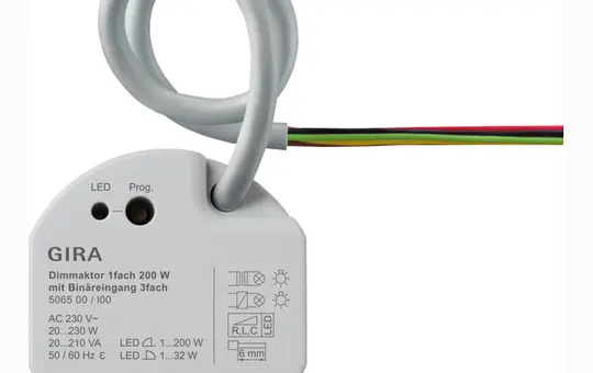 GIRA 506500 KNX-UP dimming actuator for Gira One 1-fold