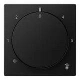 JUNG A1749BFSWM RTR Cover Series A standard | graphite black matt