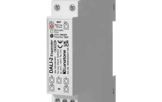 LUNATONE 89452937-HS DALI-2 expander DIN rail