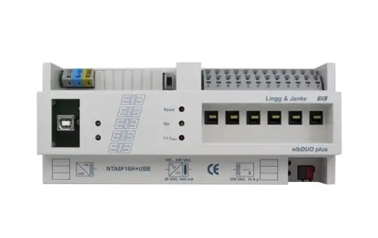 LINGG&JANKE 89222SEC KNX Secure power supply actuator with USB interface
