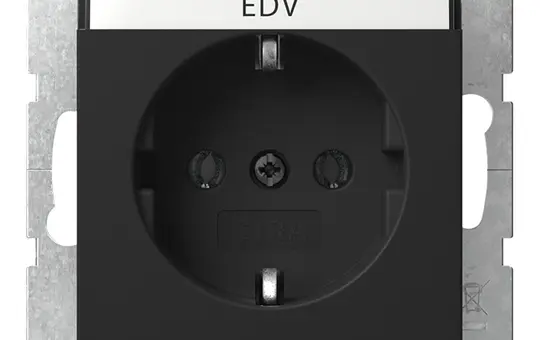 GIRA 4457005 descr. IT socket system 55 standard | matt black