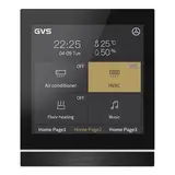 GVS 88188117 KNX touch panel V40s horizontal/vertical | black | 4 Zoll