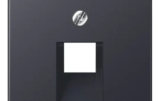 JUNG A569-1NAPLUAANM describ. Network coverage Series A 1-fold | anthracite matt