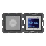 BERKER 30801606 UP radio set S.1/B.3/B.7 DAB+, Mono, Bluetooth | anthracite