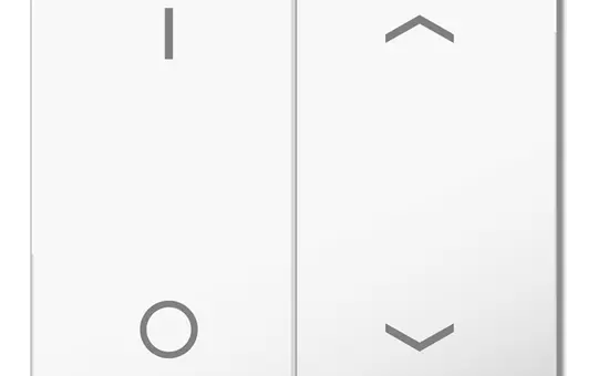 MDT BE-TAL55W202.D1 rocker for pushbutton sensor Light 55 2-fold, IO, arrows | pure white shiny