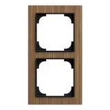 BUSCH-JAEGER 1722-4086 cover frame type linear 2-fold | walnut