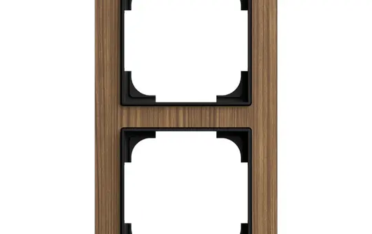 BUSCH-JAEGER 1722-4086 cover frame type linear 2-fold | walnut