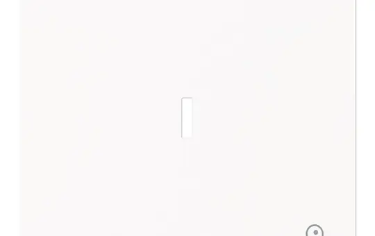 BUSCH-JAEGER 1789 TR-44M describ. Control rocker type linear 1-fold, key | studio white matt