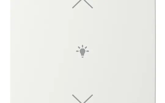 BUSCH-JAEGER LFDW/A.1.55.11-914 Rocker for Keypad balance SI 1-fold, light, arrows | alpine white