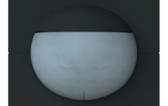 BUSCH-JAEGER 62764-45M-WL motion detector flex art linear Comfort, multi-lens, wireless | matt black