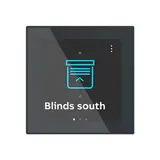 BUSCH-JAEGER 2TMA310010B0004 KNX/f@h touch panel Room Touch standard | black glass | 4 Zoll