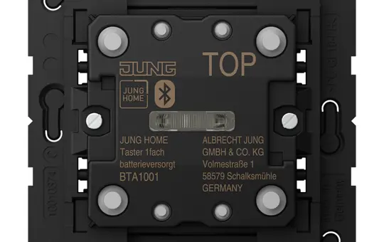 JUNG BTA1001 pushbutton sensor JUNG HOME series A/AS 1-fold