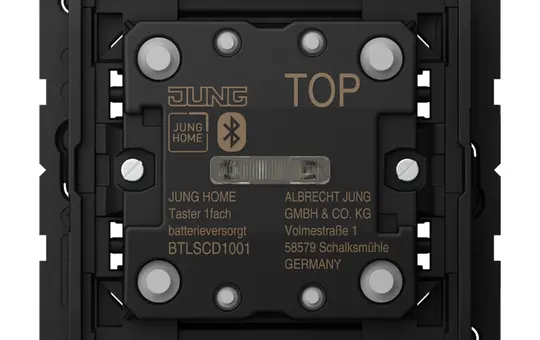 JUNG BTLSCD1001 push button sensor JUNG HOME series CD/LS 1-fold