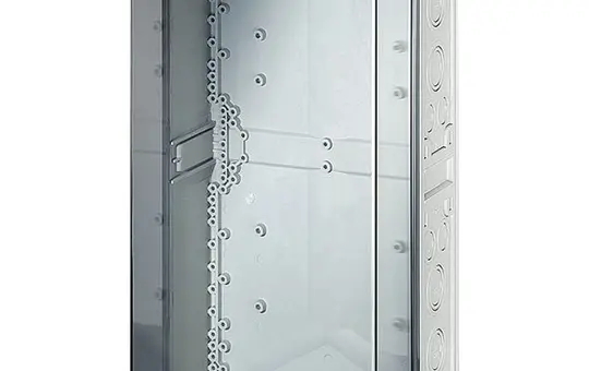 HENSEL Mi0410 empty housing Mi 600x300mm | grey/transparent | 214 mm