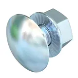 OBO BETTERMANN 6406130 truss head screw With nut, M6 thread | galvanized | 12 mm