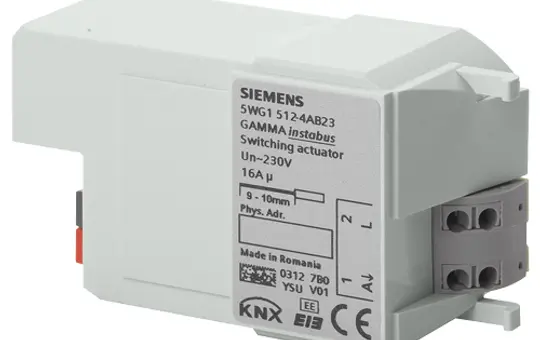 SIEMENS 5WG15124AB23 KNX switching actuator 1-fold