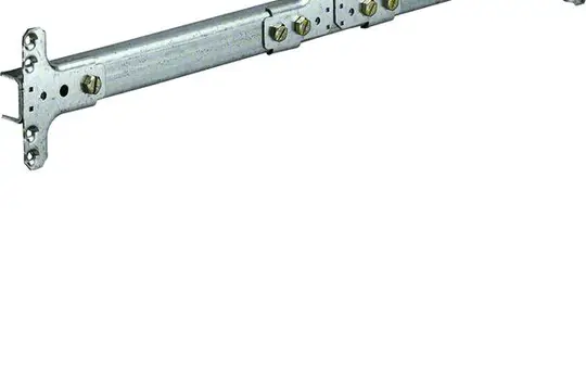 HAGER UT12PN crossbar 2 fields