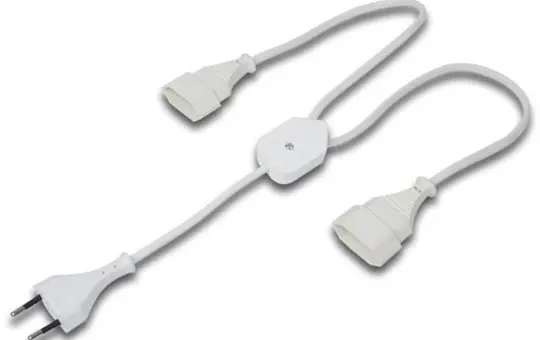 HERA 21503160101 Euro Y distributor with one plug, 2 sockets