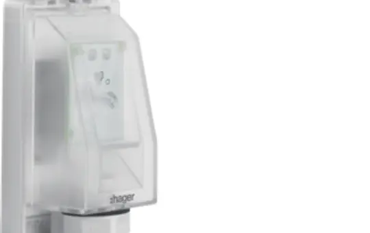 HAGER EEN003 sensor for twilight switch EEN10x Construction