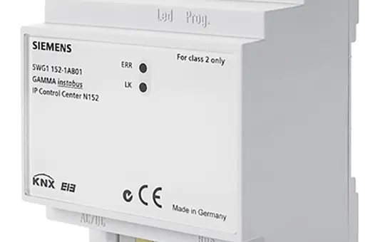 SIEMENS 5WG1152-1AB01 KNX visualization server IP Control Center N152