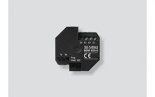 SIEDLE BEM 650-02 bus input module Installation in 70mm can