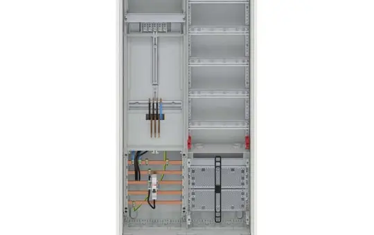 STRIEBEL&JOHN DA27CB complete cabinet meter cabinet 2 fields, 1ZP/VF, APZ | 1100 mm